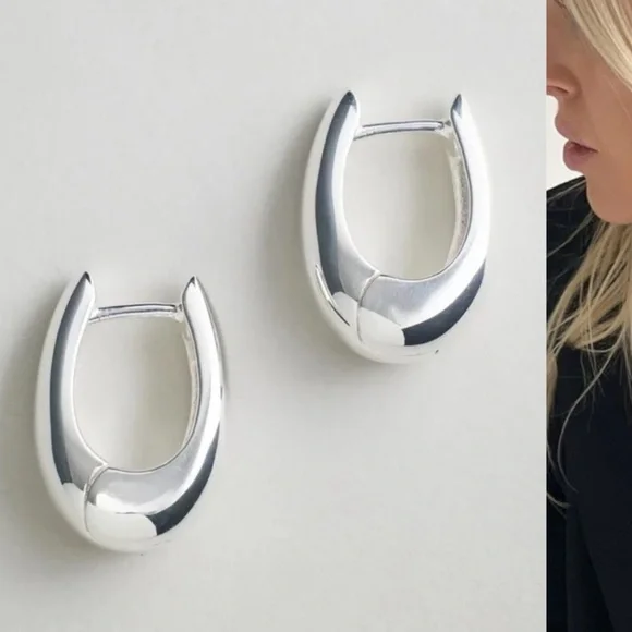 SAINT VALENTINES PAOLO HOOPS in sterling silver - Picture 8 of 13